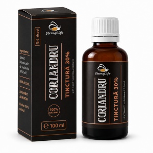 Tinctura din frunze de coriandru - 100ml by Dr. Ing. Cornelia Dostetan Abalaru apicultor