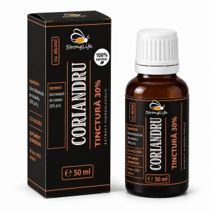 Tinctura din frunze de coriandru - 50ml by Dr. Ing. Cornelia Dostetan Abalaru apicultor
