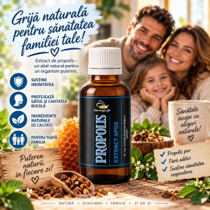 100% Natural Aqueous Propolis Extract - 50ml by Dr. Ing. Cornelia Dostetan Abalaru, Beekeeper - Img 2