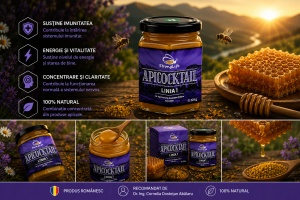 ApiCocktail® Linia 1 - 225g Beekeeping Mix by Dr. Cornelia Dostetan Abalaru, Beekeeper - Img 3