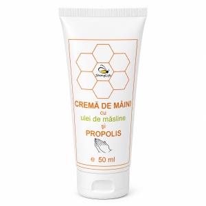 Crema de maini cu ulei de masline si propolis - 50ml by Dr. Ing. Cornelia Dostetan Abalaru apicultor