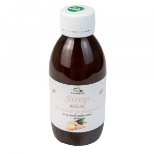Ginger Syrup with Honey and Propolis - 200ml by Dr. Ing. Cornelia Dostetan Abalaru, Beekeeper - Img 2
