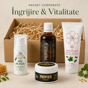 Îngrijire & vitalitate – pachet cadou cu produse apicole naturale - Img 2