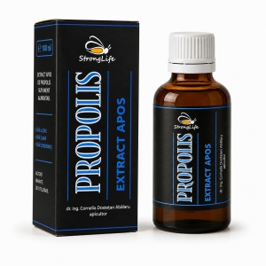 Propolis extract natural apos - 50 ml by Dr. Ing. Cornelia Dostetan Abalaru apicultor