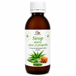 Sirop de aloe si propolis cu miere de albine - 200ml by Dr. Ing. Cornelia Dostetan Abalaru apicultor