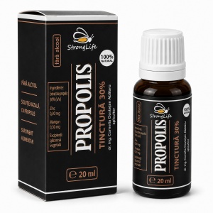Tinctura de propolis 30% - 20ml by Dr. Ing. Cornelia Dostetan Abalaru apicultor