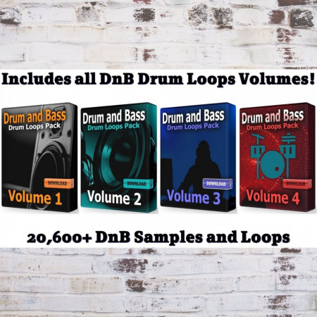 DnB COMPLETE Mega Drums Bundle Wav Samples
