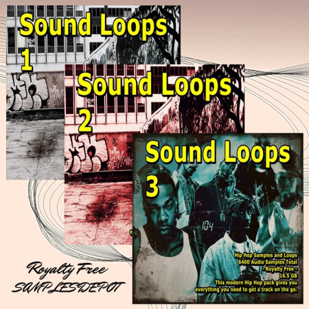 Hip Hop Bundle: Sound Loops 1, 2 and 3 Collection