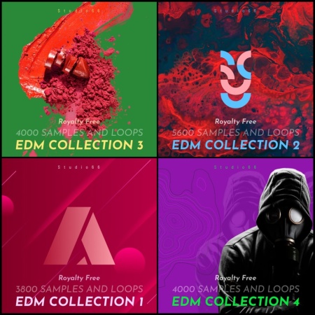 EDM Loops Red Ultimate Bundle Volumes 1-4