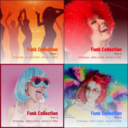 Funk Ultimate Groove Collection ALL Funk 1-4 Parts Included