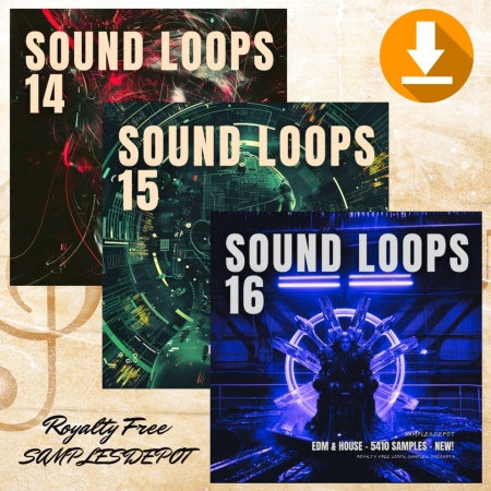 HOUSE Bundle: Sound Loops 14, 15 and 16 Collection