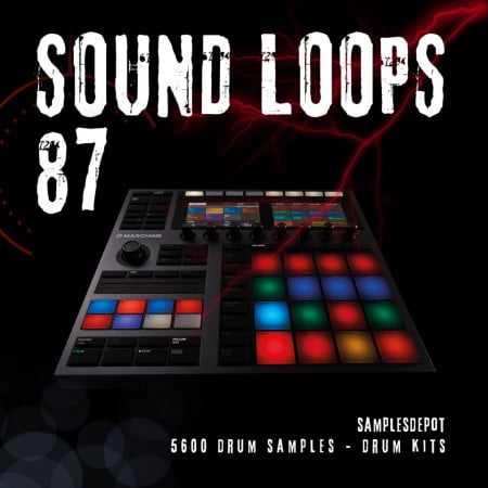 Sound Loops 87 Drum Kits Collection 5600 WAV Drum Samples