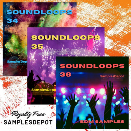 EDM Bundle: Sound Loops 34, 35 and 36 Collection