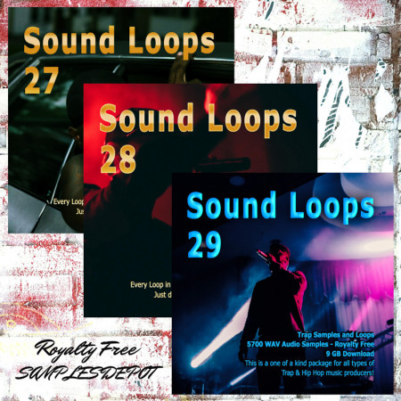 Trap Bundle: Sound Loops 27, 28, 29 and 30 Collection