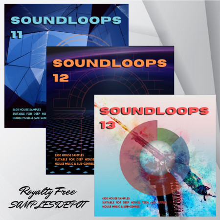 HOUSE Bundle: Sound Loops 11, 12 and 13 Collection