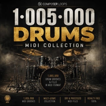 1.005.000 Drums Midi Collection
