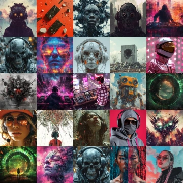 Dubstep and Drum and Bass Album Covers Collection Volume 2