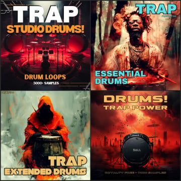Trap Drums Super Bundle (4 Volumes)