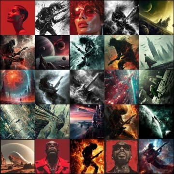 Album Covers Collection Volume 14 with 190 Copyright Free Music Images