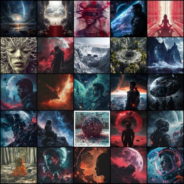 Cinematic and Chillout Album Covers Collection Volume 2 (200 Images)