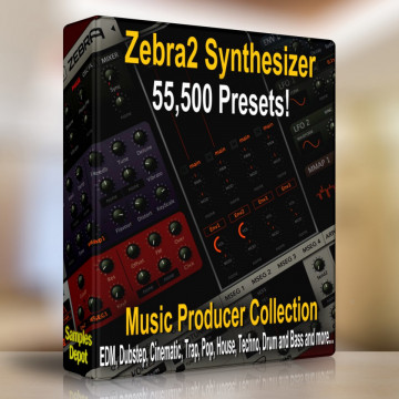 u-he Zebra2 Presets Pack – 55,500+ Royalty Free Zebra2 Presets Download