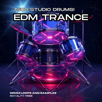 EDM and Trance Studio Drum Loops