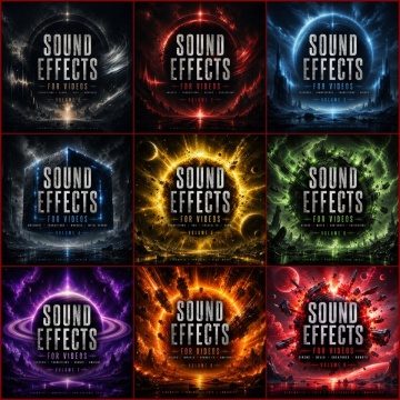 Sound Effects for Videos Mega Bundle 1-9 Volumes