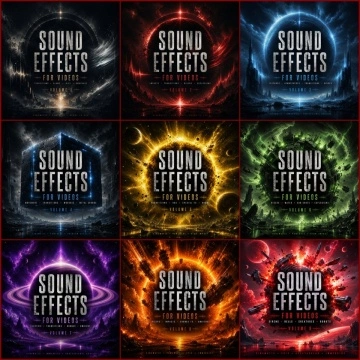 Sound Effects for Videos Mega Bundle 1-9 Volumes
