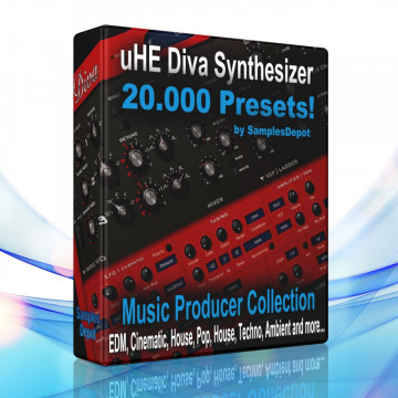 u-he Diva Presets Pack – 20,500+ Royalty Free Diva Presets Download (Growing Library)