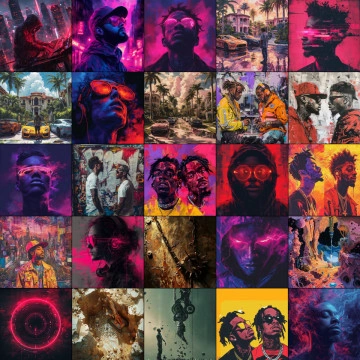 Trap Music Album Covers Volume 1