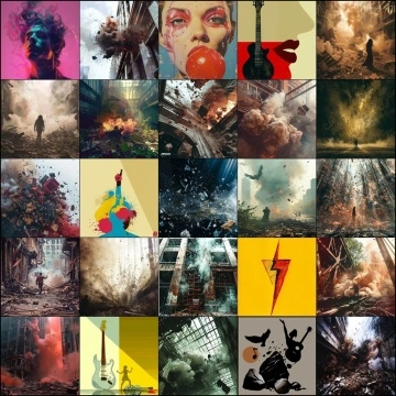 Album Cover Art Pack Vol 14 190 PNG Covers for EDM Trap RnB Pop Rock