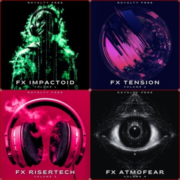 Sound Effects Cine FX Collection Volumes 1-4