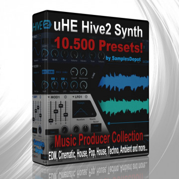 u-he HIVE2 Presets Pack – 10,550+ Royalty Free HIVE2 Presets Download (Growing Library)