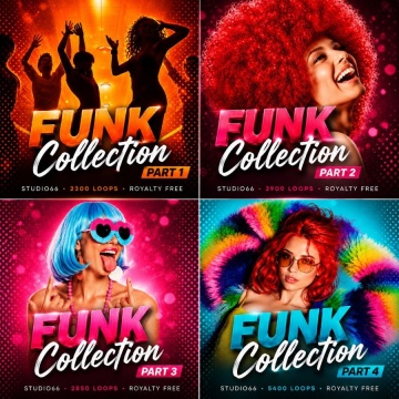 Ultimate Funk Disco Bundle | 34 GB Royalty-Free Loops, Drums and Vocals