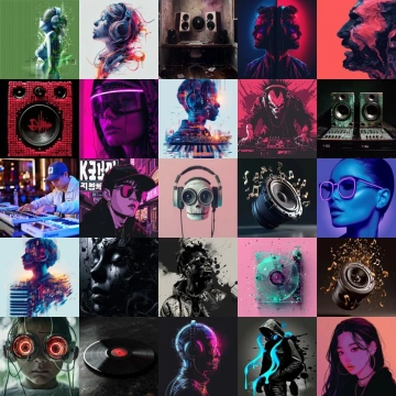 Dubstep & Drum and Bass Album Covers Volume 2 – 205 Copyright Free Images