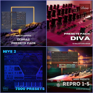Full u-he Presets Bundle – 59,000+ Diva, Zebra2, Repro-1/5 & Hive2 Presets