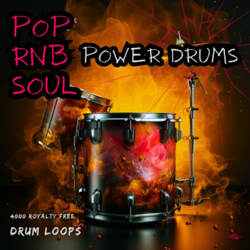 Pop RnB and Soul Power Drum Loops