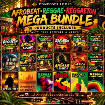 Afrobeat Reggae Reggaeton Mega Bundle – 18 Products Included