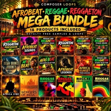 Afrobeat Reggae Reggaeton Mega Bundle – 18 Products Included