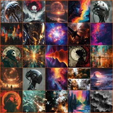 Cinematic and Ambient Album Covers Collection (150 Images)