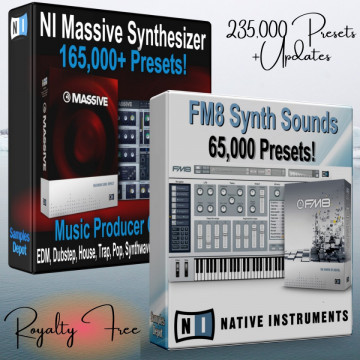 235.200 Native Instruments Massive + FM8 Presets Collection