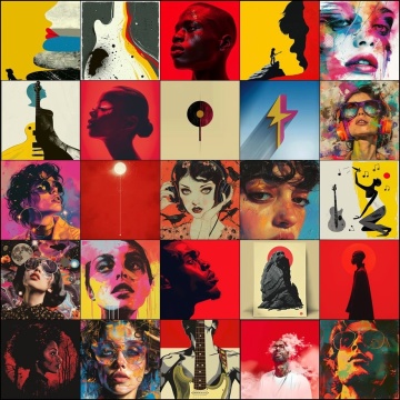 190 Copyright Free Album Cover Images for Spotify Apple Music YouTube SoundCloud