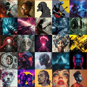 Album Covers Collection Volume 9: 125 Royalty-Free Images for Music Artists