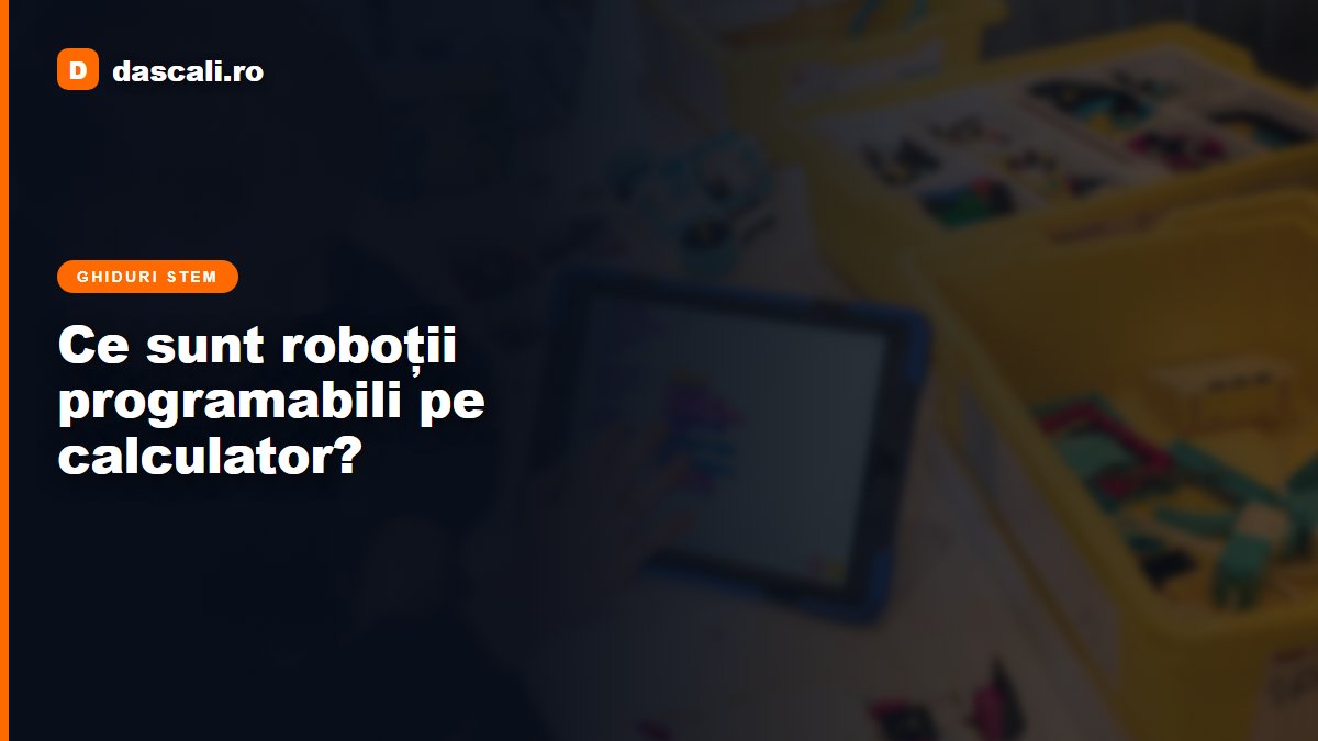 Ce sunt roboții programabili pe calculator?