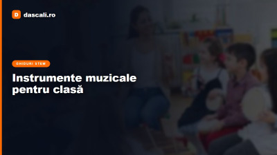 Instrumente muzicale pentru copii pentru clasă — de la xilofon la tobe
