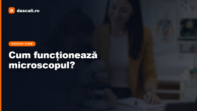 Cum funcționează microscopul și ce model este potrivit pentru școală