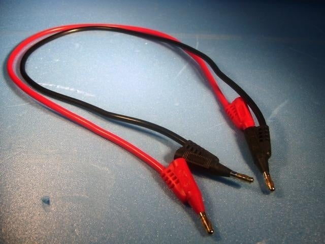 Cablu de conectare cu conector banană 50 cm