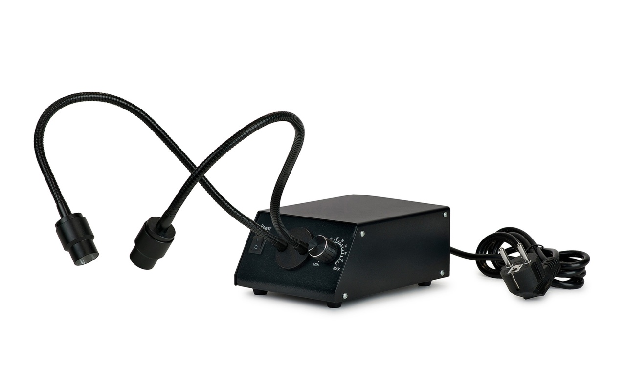 Lampă LED dublă curbată DGL2 pentru microscoape stereo