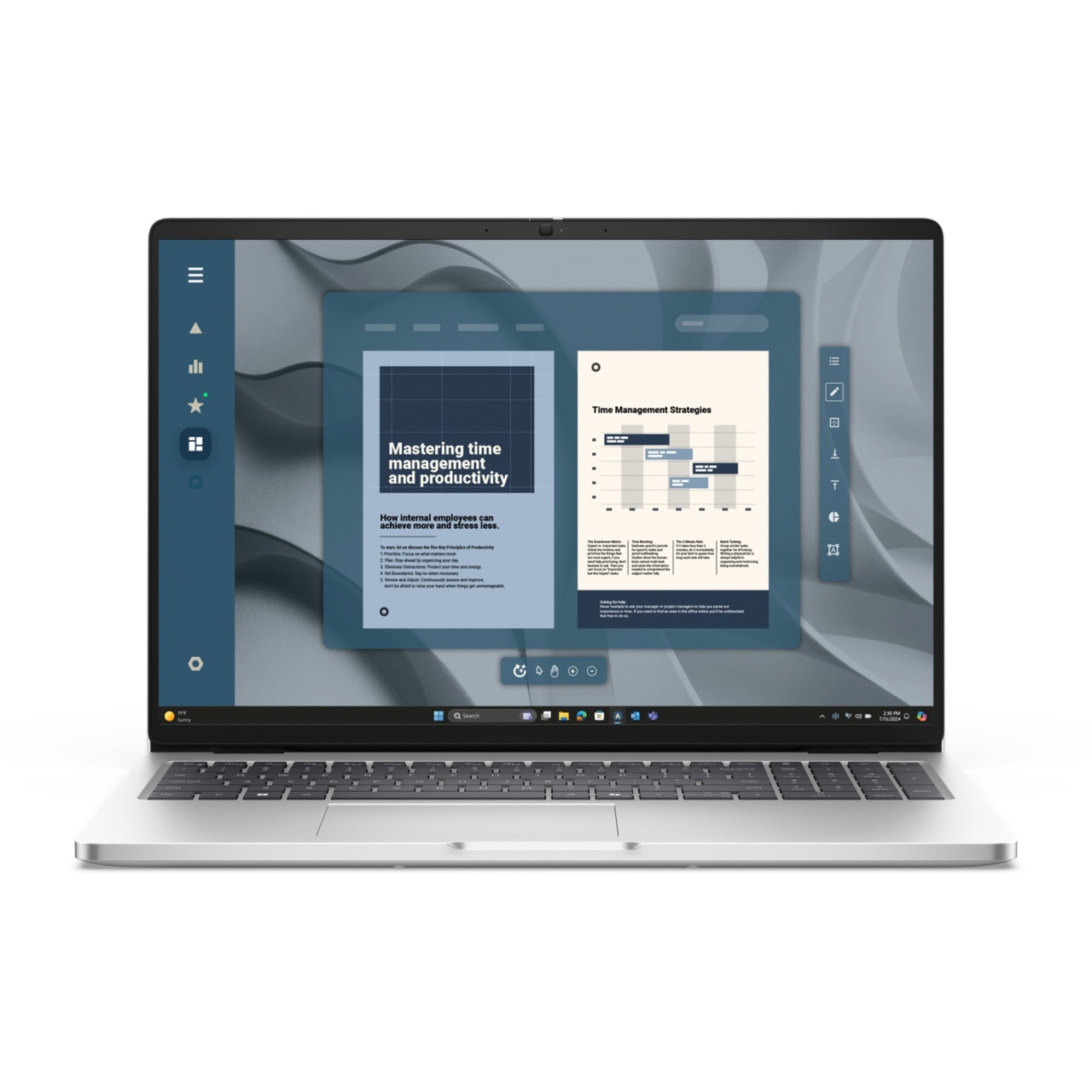Laptop Dell Pro 16, 16", AMD Ryzen 5, 8GB RAM, 512GB SSD, Magnetite