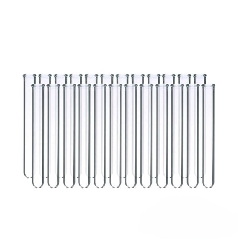 Eprubete din sticlă 16 × 150 mm (20 ml) – borosilicat 3.3, set 20 buc.